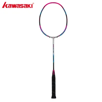

Kawasaki Brand 2018 Attack Type Badminton Rackets 6U Carbon Fiber Badminton Racquet For Intermediate Players Super Light 6800
