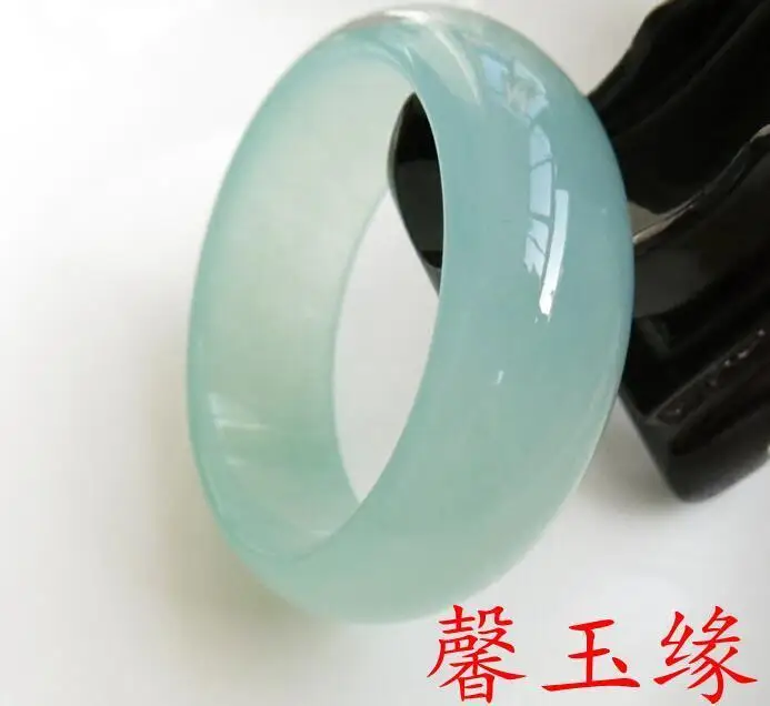 

Chinese Natural Beautiful Emerald Green Nephrite stone Bangle Bracelet 56mm-62mm