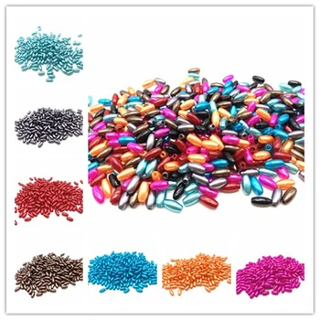 

New 4x8mm/6x12mm AB Oval Shape Imitation Pearls Beads DIY Jewelry Accessories for Women Making Bracelet Necklace Wholesale