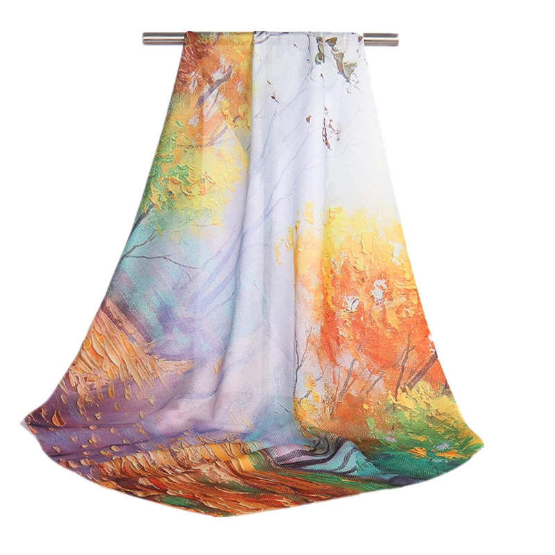 

Fashion Scarves for Women Print Silk Scarf Female 70*70cm Square Shawl Bandana for Head Small Hijab Scarves For Ladies 2019 hot