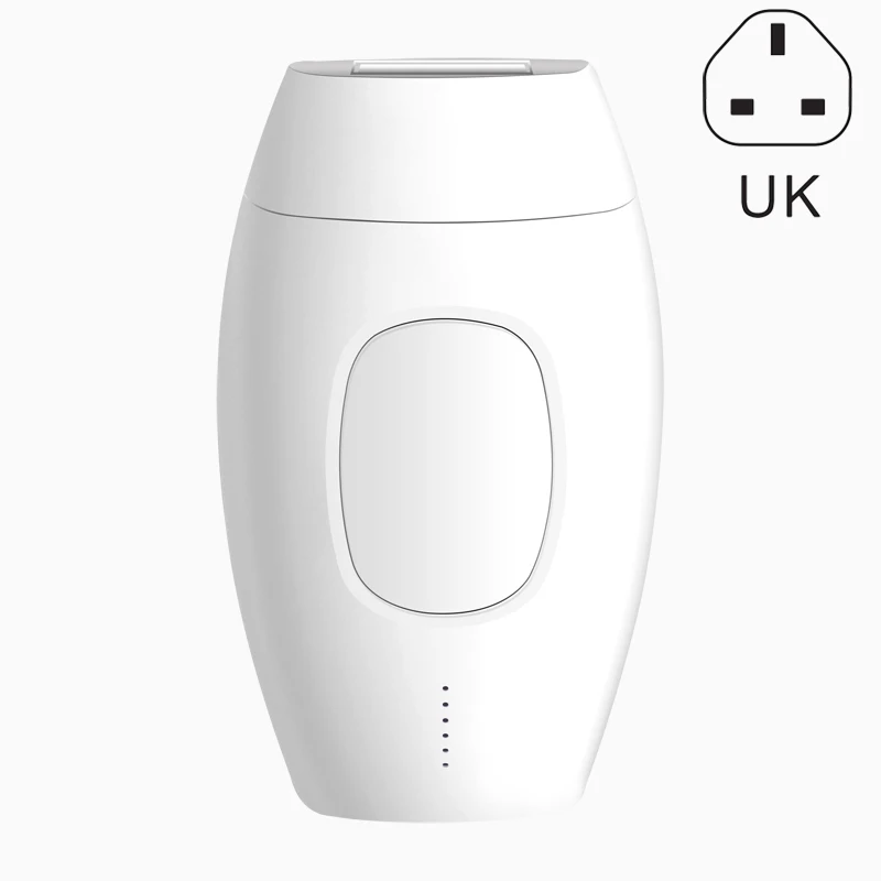 white UK Эпилятор, депилятор для тела лица, устройство для постоянного удаления волос, 600000 импульсов - Цвет: white UK
