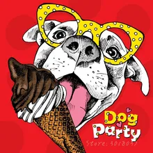 Diy Diamond Painting Cross Stitch Dog Eating Ice Cream Needlework 3D Diamond Embroidery Full Round Mosaic Decoration Resin Kits 