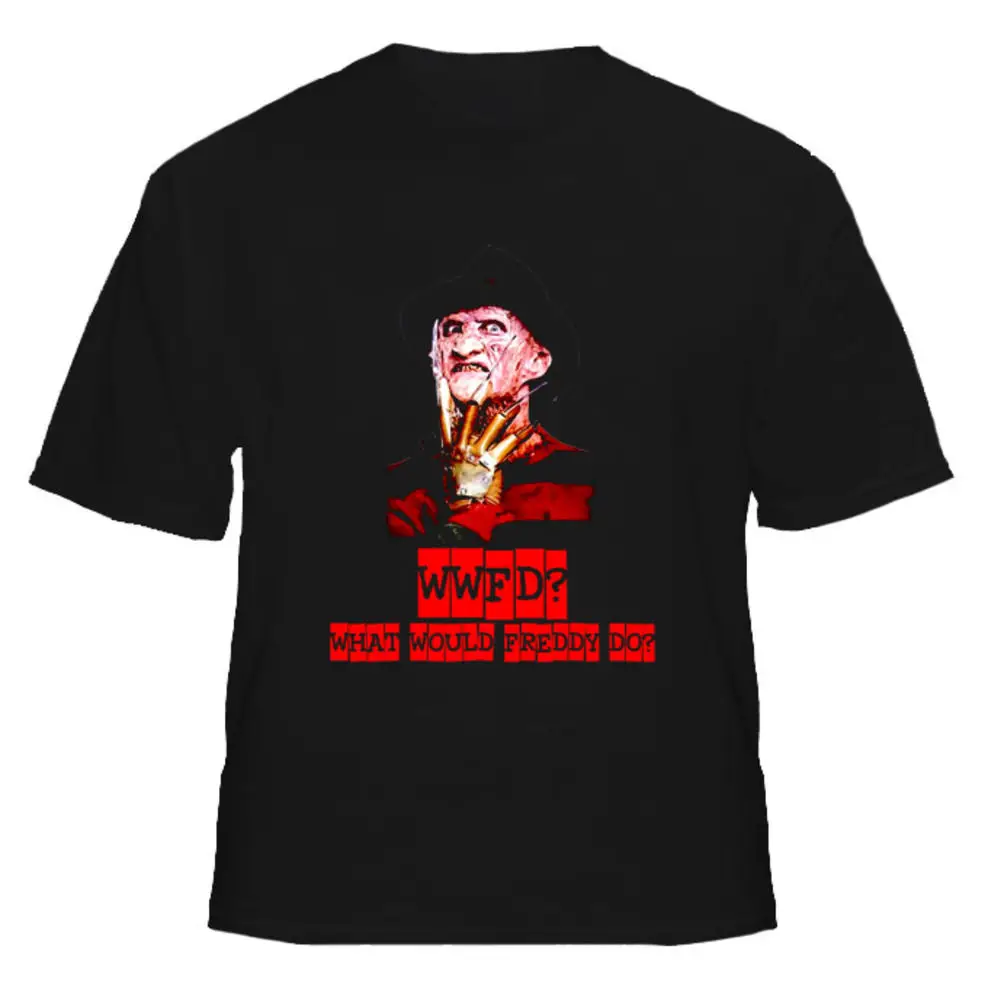 Wwfd что бы Фредди сделать Nightmare On ELM ST футболка | Мужская одежда