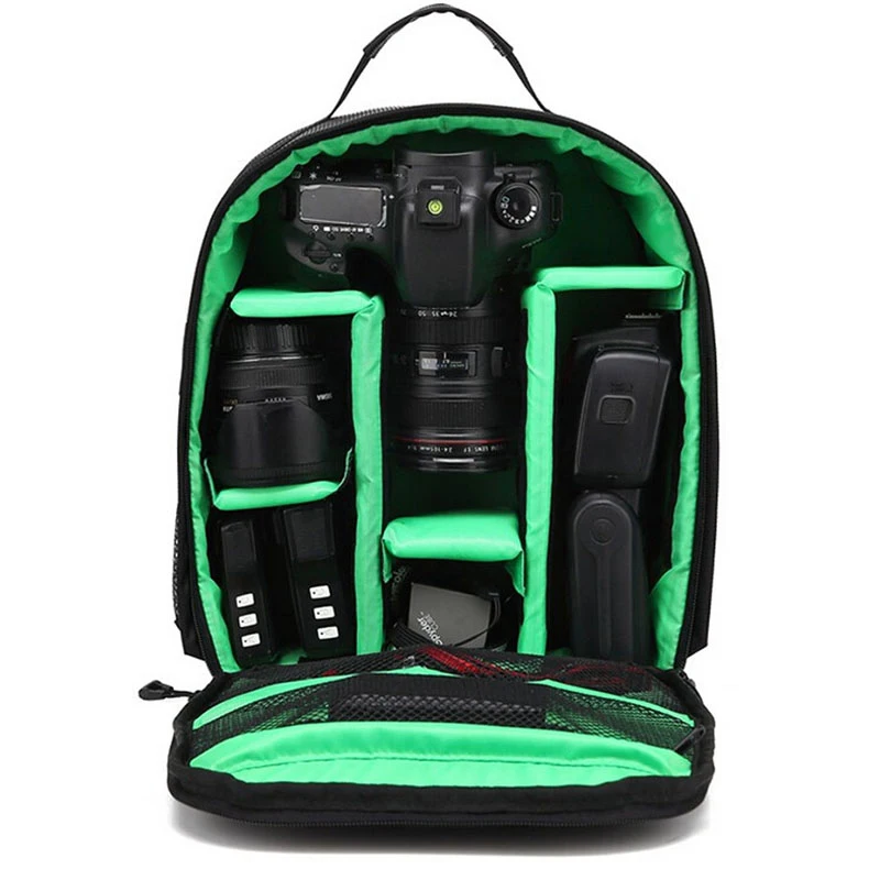 

Outdoor Travel Camera Backpack Compact Nylon Photograph Bag for DSLR Camera for Canon for Nikon for Sony Professional Camera Bag