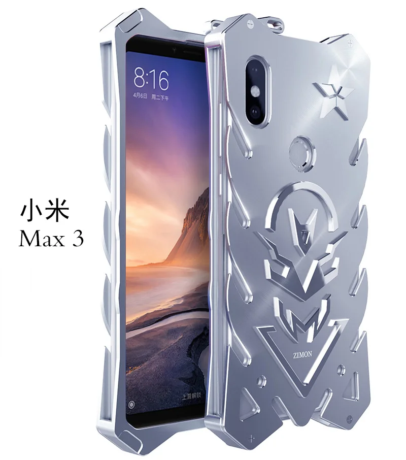 Мощный ударопрочный металлический чехол с винтами для Xiaomi Mi Mix 2S 6X A3 A2 алюминиевые