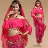 Bollywood Dance Costumes Indian Belly Dance Costumes Set For Women Chiffon Bollywood Orientale Belly Dance Costume Set For Woman ► Photo 1/6