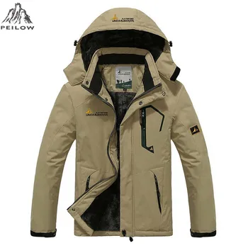 

Plus size 5XL,6XL outwear winter coat men thicken waterproof windbreaker fleece warm cotton parka coat man jacket