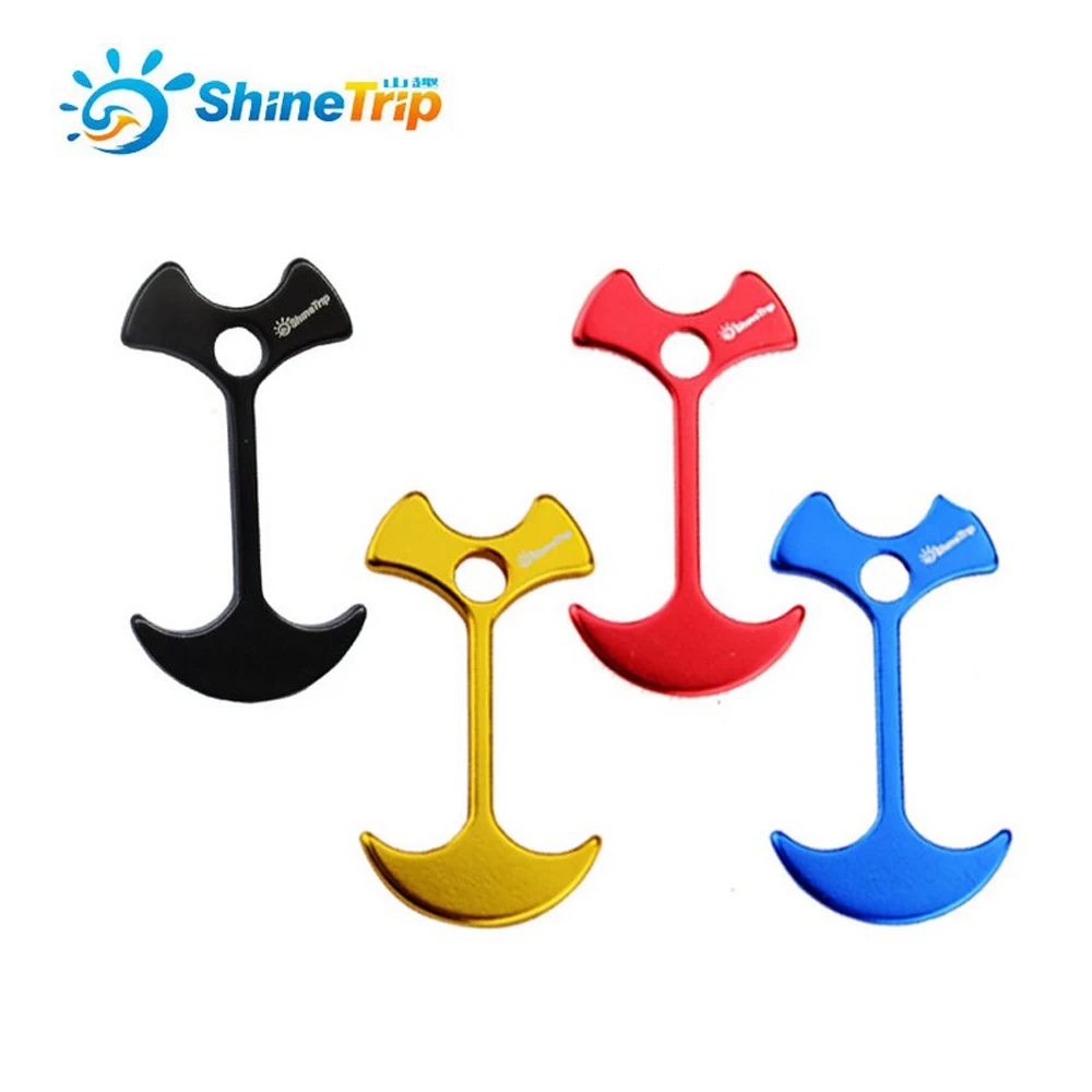 

ShineTrip Aluminum Alloy deck nail plank fishbone adjusting Floor Nail Carpas Fiestas Wedding Tent Peg Path Deck Camp size/S