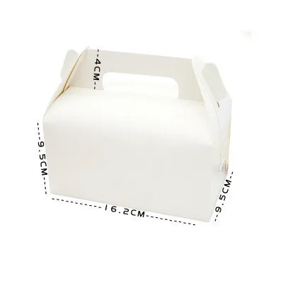 50 шт крафт-бумажная коробка с ручкой Свадебная подарочная коробка упаковка для кексов Вечеринка день рождения десерт выпечка посылка кекс и печенья коробка