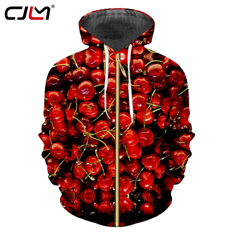 full red hoodie