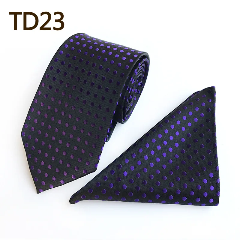 Дизайн, шелковый галстук в горошек для мужчин, 8 см, галстук, мужской шейный платок, мужской галстук, Corbatas Hombre, Цветочный Тонкий Свадебный галстук - Цвет: TD23