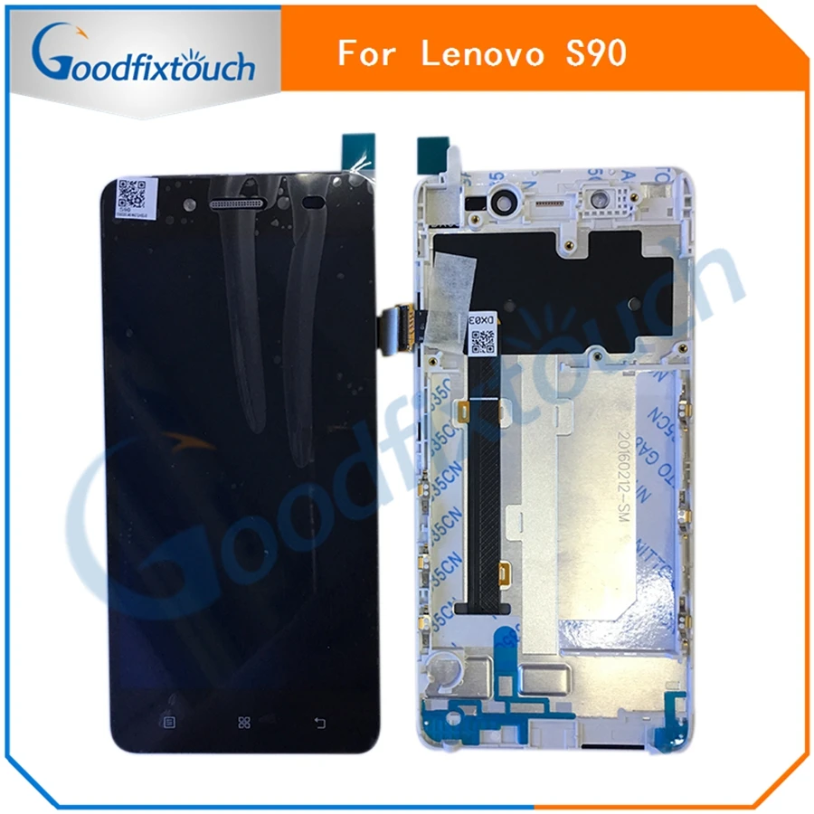 LEN005 For Lenovo S90 LCD Display With Touch Screen Digitizer With Frame Assembly Original Replacement Parts (4)
