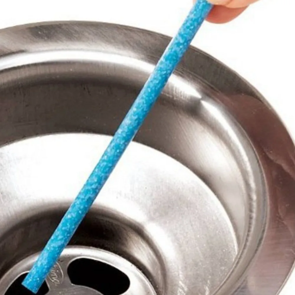 

12 Pcs Drain Cleaners Pipeline Kitchen Toilet Bathtub Decontamination Rod Sticks Sewer Cleaning and Deodorizer Unscented