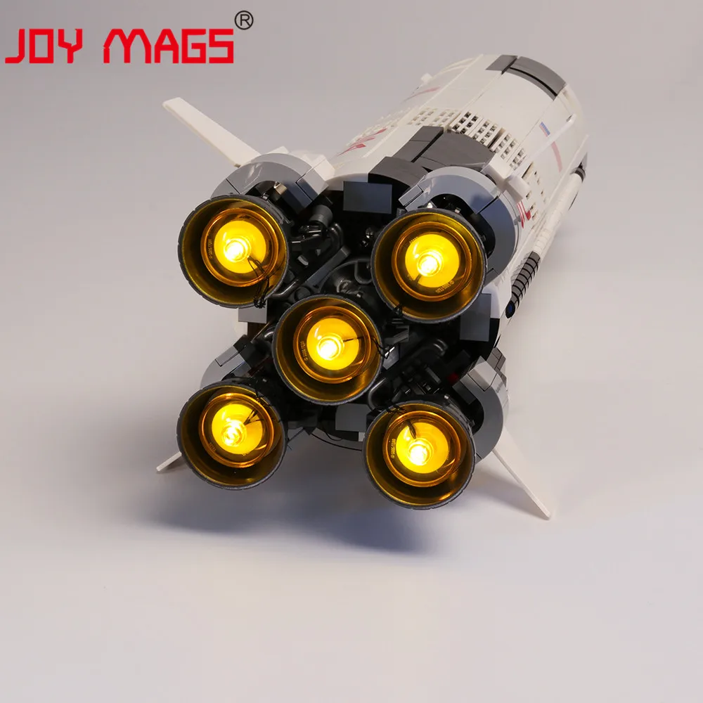 Kopen VREUGDE MAGS Alleen Led Light Kit Voor De Apollo Saturn V Launch Verlichting Set Compatibel Met 21309 (NIET Inbegrepen model)