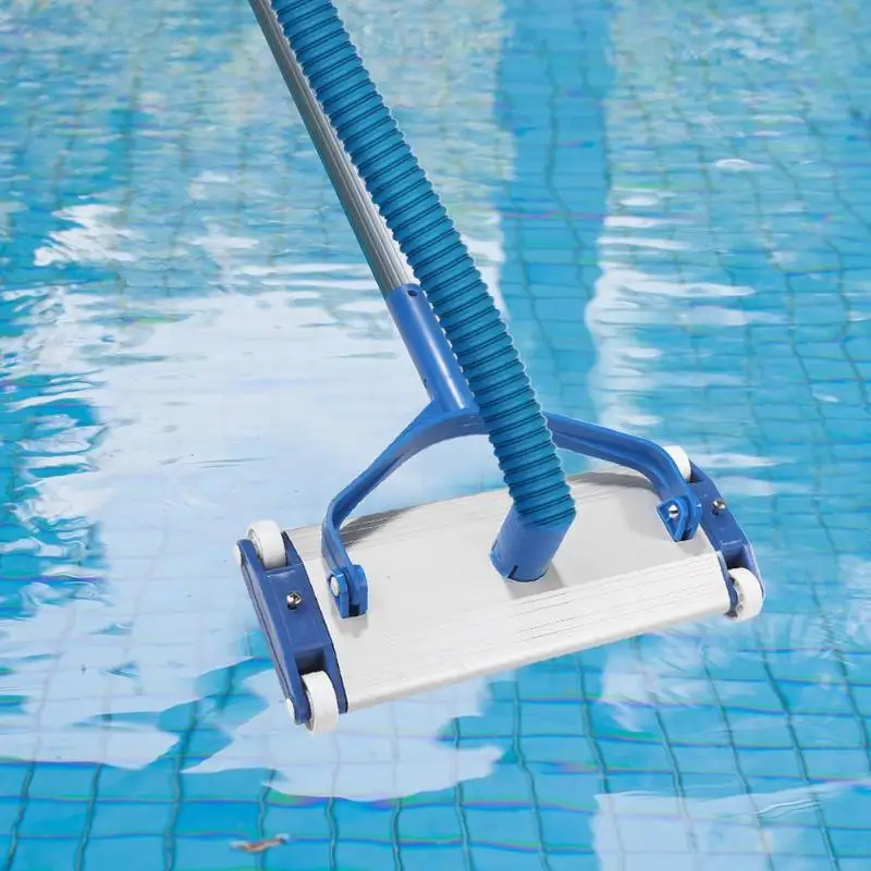 

Aluminium Pool Vacuum Head w/Wheels Cleaning Tool for Swimming Pool Pond