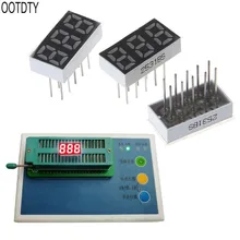 10 шт. светодиодный дисплей diugial трубка 0,25 дюймов 3 цифры красные часы 7 сегментов 2531AS 2531BS