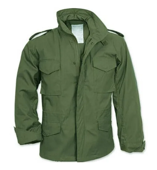 Мужская Уличная хлопковая куртка M65 (черная и зеленая)|coats coats|coats outdoorcoat men |