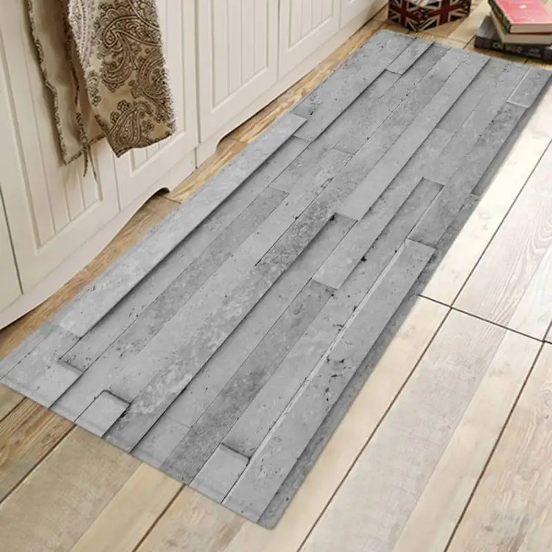 

Living Room Bedroom Decorative Carpet Rug Thickening Gray Rug 3D Marble Pattern Carpet for Home Hotel Soft Non Slip Floor Mat