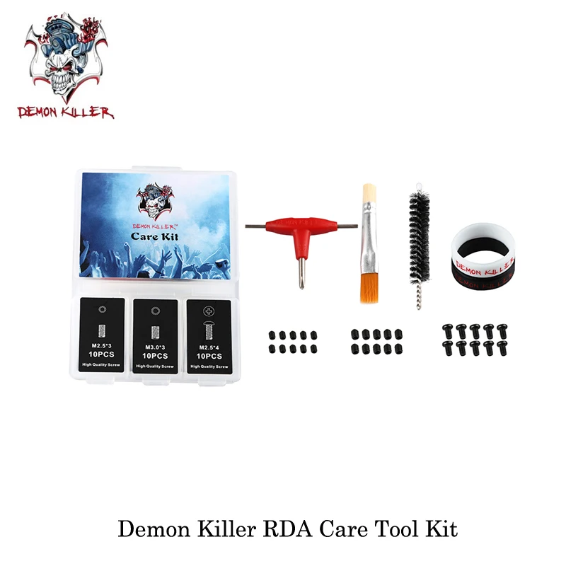 Набор для ухода Demon Killer RDA 3 типа винтов 30 шт. инструменты очистки катушек Allen Key