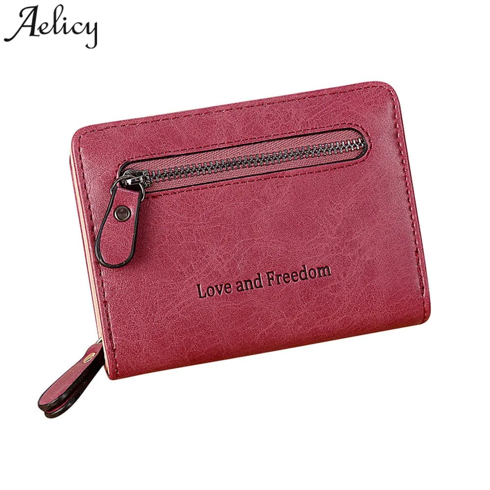 

Aelicy Wallet Solid Color Lady Coin Purse Long Women Wallet Card Holders @@@ Dropshipping new 2019 hot Selling carteira feminina