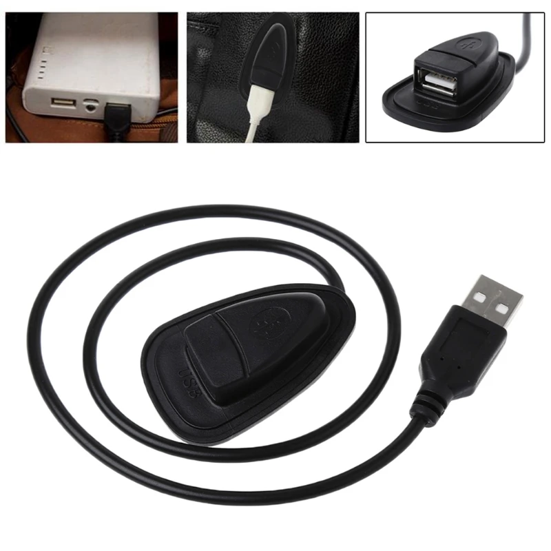 

Deek-Robot External USB Charging Interface Adapter Cable Solar Charging Backpack DIY Accessory