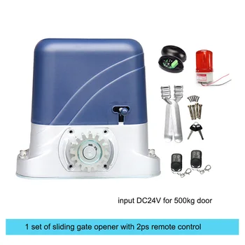 

With warning light infrared radiation electric sliding door motor / automatic door opener moving wheel door with 4m nylon strip