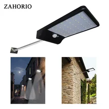450LM 36 светодиодный светильник на солнечной батарее уличный PIR датчик движения Садовый Солнечный светильник безопасности уличный водонепроницаемый настенный светильник s