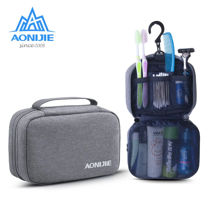 

AONIJIE large capacity travel organizer bag cosmetic travel makeup bags washing toiletry kits storage bag