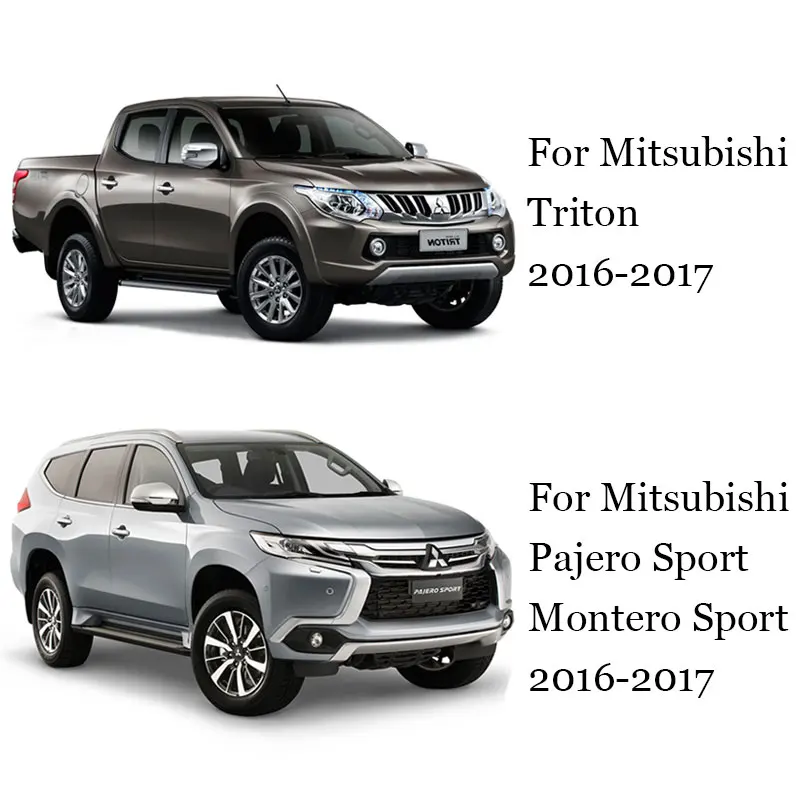 Черная наклейка с боковой крышкой для MITSUBISHI Montero PAJERO SPORT Shogun Triton части ABS автомобильные аксессуары YCSUNZ