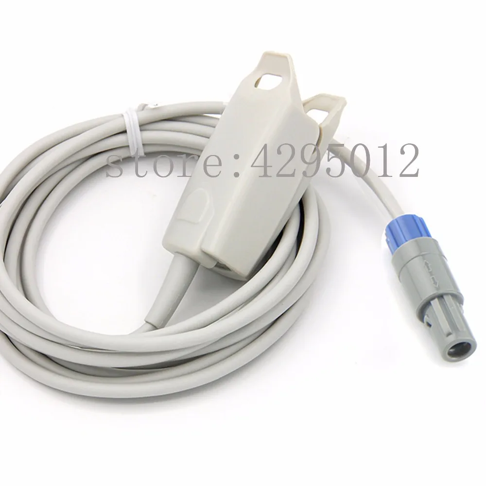 

Compatible Mindray VS800 Adult Finger Clip Sensor Spo2 Probes ,3 Meters