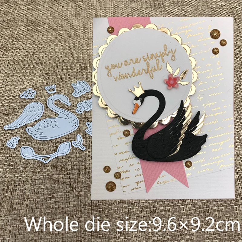 

New Design Craft Metal Cutting Dies lovely flowers letters crown swan scrapbooking Album Paper Card Craft Embossing Die Cuts
