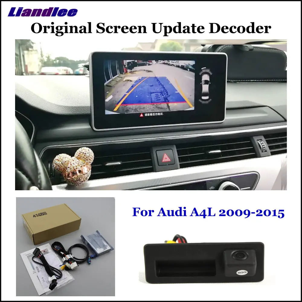

Liandlee For Audi A4 A4L (High) Car Original Screen Update System Rear Reverse Parking Camera Digital Decoder Display Plus