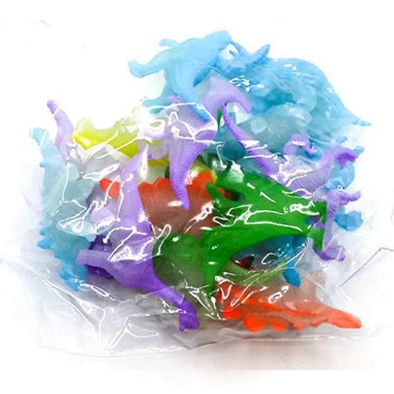 Mixed Style Mini Luminous Noctilucent Dinosaur Toys Kids Glow In The Dark Dinosaurs Action Figures Toys For Boys