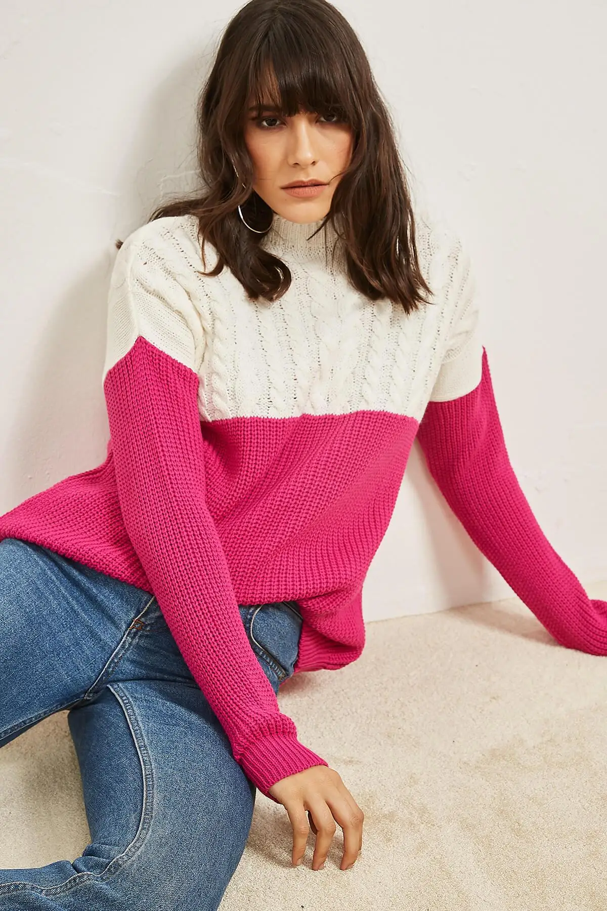 

Lafaba Women Fuchsia Color Women Sweater Sweater 18K131049