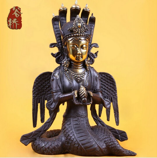 

B0601 417Bronze sculpture, copper bronze crafts buddha decoration buddha with supplies antique bronze decoration statue