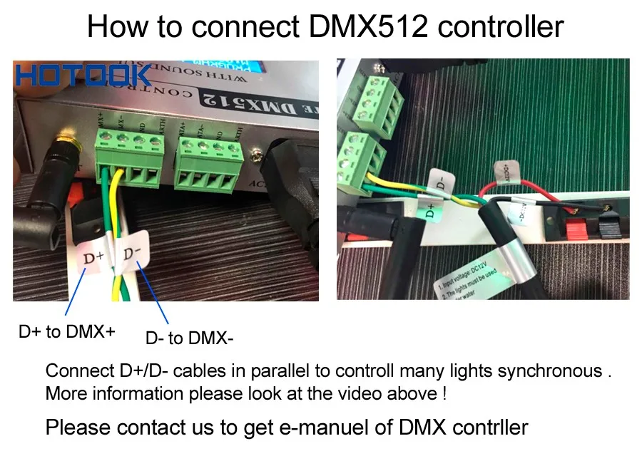 HOTOOK RGB DMX подводный меньше настенный Светодиодный Фонари Бассейн piscina для бассейнов и спа+ DMX512 контроллер+ Питание комплект