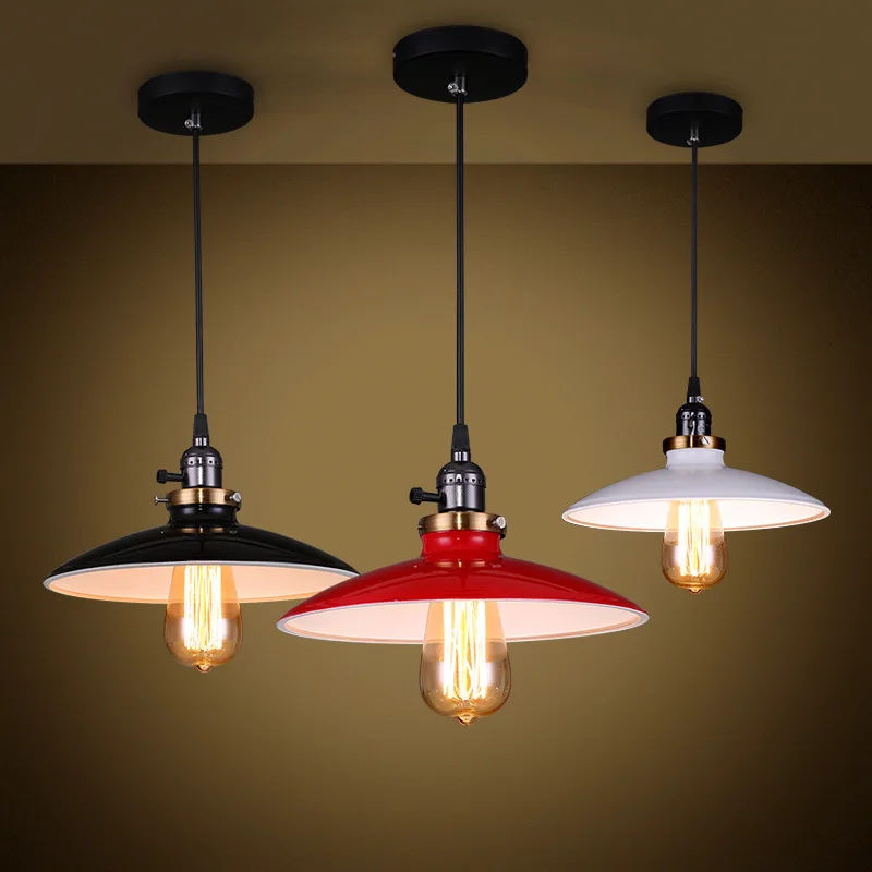 

Loft RH Industrial Pendant Lights American Country Lamps Vintage Lighting for Restaurant Bedroom Home Decoration WPL113