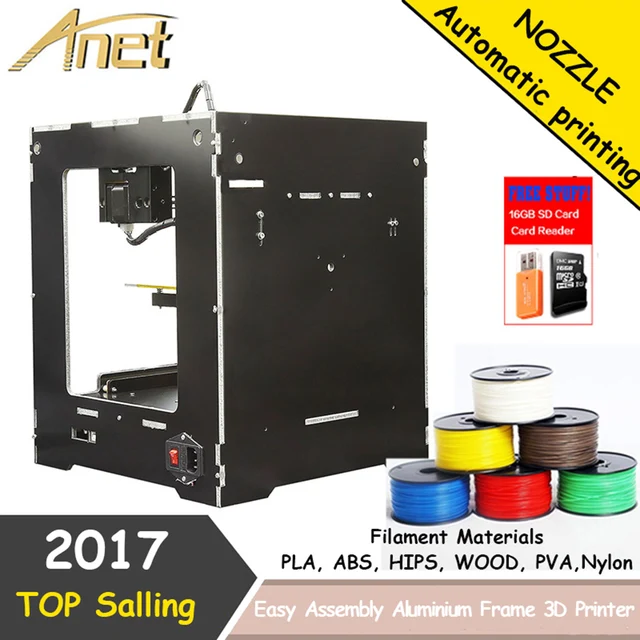 Cheap High Precision Anet A3s 3D Printer Mecanique Fully Assembled Impresora 3D with Printing Size 150*150*150MM SD Card Imprimante 3D