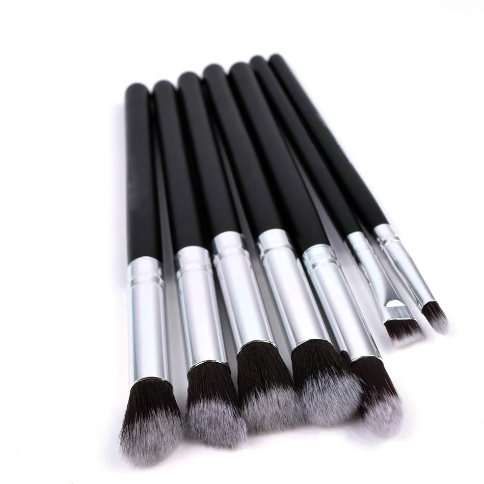 Portable 7 pcs/set Eyeshadow Eye Blending Makeup Brushes Eyeshadow