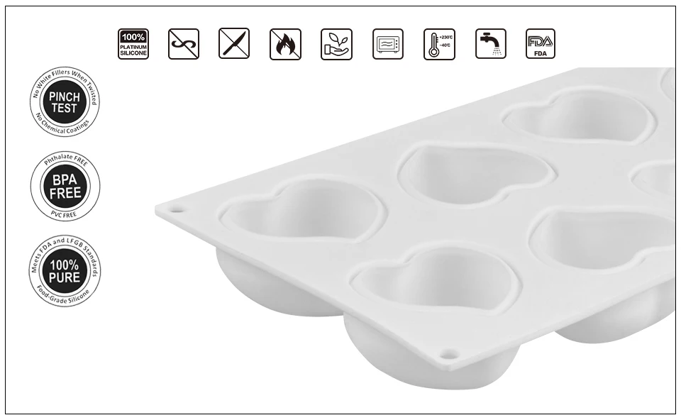 SJ обновление силиконовых форм для выпечки Торты любовь сердце выпечки лоток формы для Мусса украшения торта формы инструменты для изготовления шоколада для конфет выпечки
