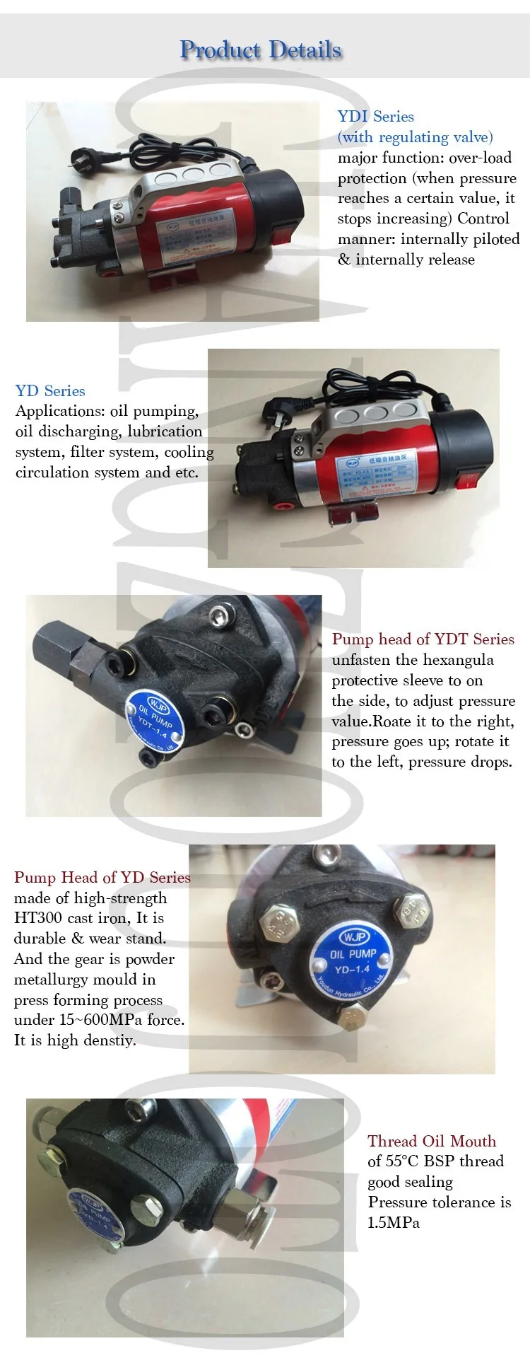 80 Вт YD-1.4 220V низшее Шум масляный насос перевозки