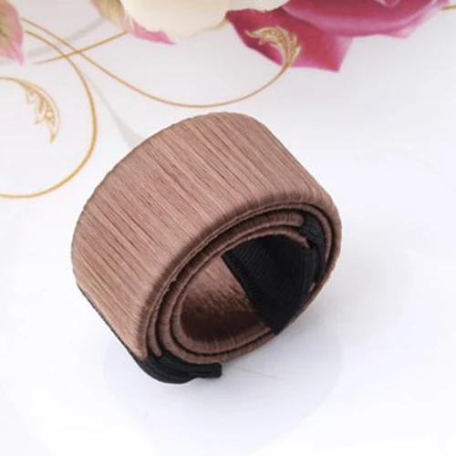 Hair Bun Maker M MISM 8,46 дюйма/21 см для женщин и девочек французский Грация бублик для волос пучок производитель бигуди диск Ролик DIY для укладки волос инструменты аксессуары - Цвет: Hair Bun Maker
