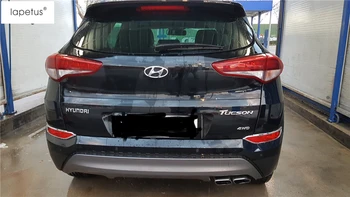 

Lapetus Accessories For Hyundai Tucson 2016 2017 2018 Chrome Rear Trunk Tail Fog Lights Lamps Frame Molding Cover Kit Trim 2 Pcs
