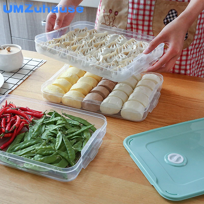 

Food Storage Box Dumpling Vegetables Fruit Drawer Organizer For Refrigerator Kitchen Multi Layer Preserve Save Home Organization