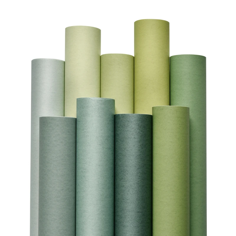 Alat Rumah Tangga Wallpaper Klasik Padat Warna Hijau Muda Hijau Kertas Untuk Kamar Tidur Ruang Tamu Dinding Papel De Dikupas Wallpaper Aliexpress