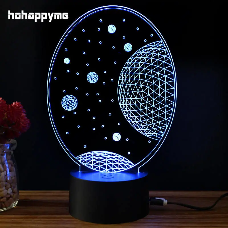 

Universe Solar System Star Neon Acrylic LED Sign Light Bar Pub Cafe Desktop Child's room Decoration Plaque Panels Gifts