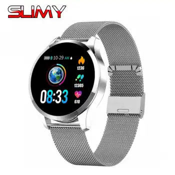 

Slimy Q9 Smart Watch Men Women IP67 Waterproof Heart Rate Blood Pressure Monitor Fitness Tracker Smartwatch Color Screen