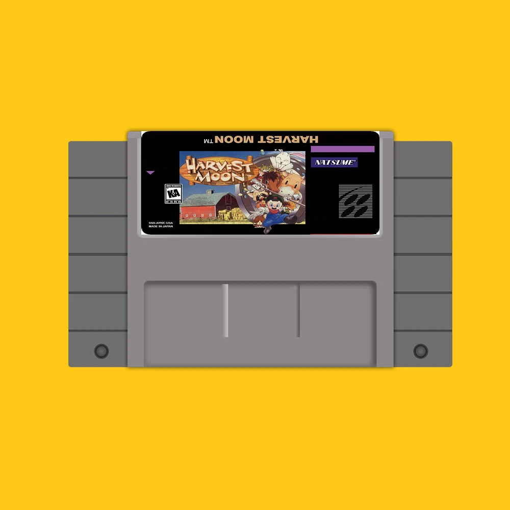 Save File 46 Pin 16 Bit NTSC игровой Картридж Harvest Moon|16 bit|16 bit game cartridge16 cartridge |