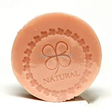 Клевер и натуральный узор с ручкой мини diy ручной работы мыло штамп chaprter seal