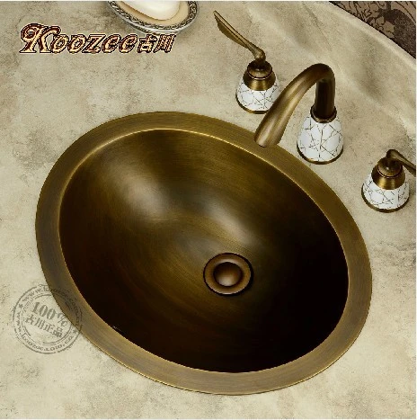 FSJIANGYUE Bathroom Modern Retro Copper Black Faucet Bathroom Wash Basin Above Counter Basin Under Counter Basin High Water. Color : -, Size : Click to Select High FSJIANGYUE Bathroom Modern Retro Copper Black Faucet Bathroom Wash Basin Above Counter Basin Under Counter Basin High Water. Color : -, Size : Click to Select High